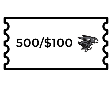 500 for $100